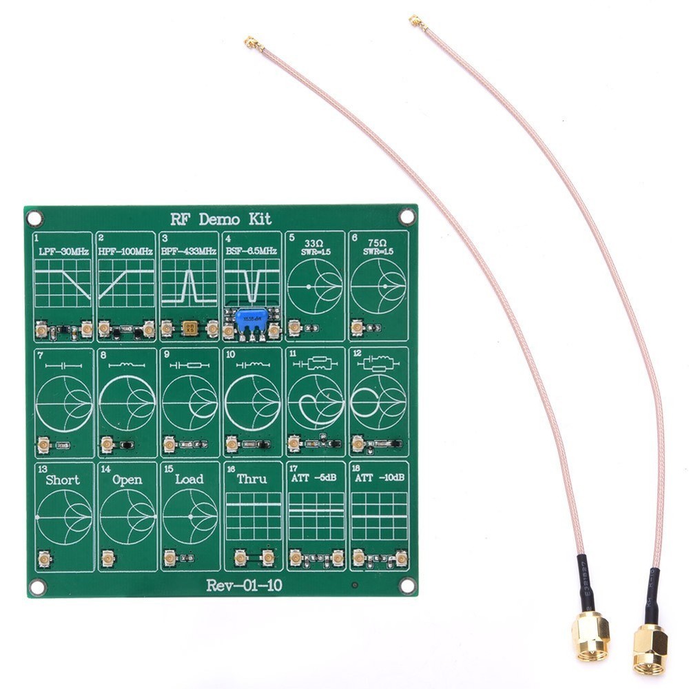 RF Demo Kit RF Test Module Vector Network Analyzer Board Filter/Attenuator