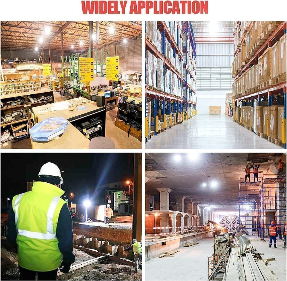 LED Temporary Work Light 80W ON/Off Switch Linkable LED Construction Lights ETL