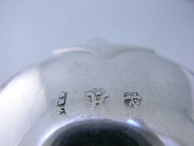 Old Dutch .833 Silver Figural Serving Spoon cherub / putti & scrolls c1895