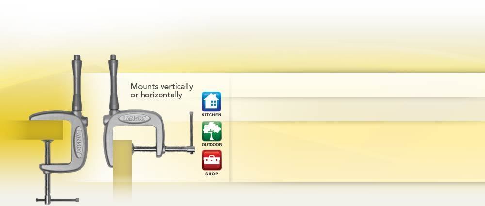 Lansky Knife Mount Sharpener Multi Piece Super C Clamp Mounting System LS4