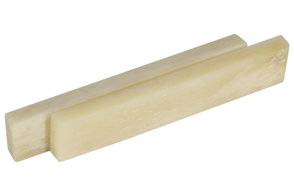 Bone Nut Blanks Unbleached - 2" x .4" x .14" - 10 pack
