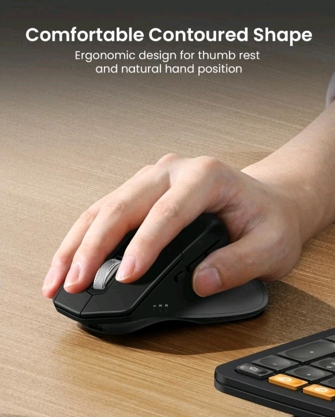 ProtoArc EKM01 Plus Ergonomic Wireless Keyboard & Mouse Combo