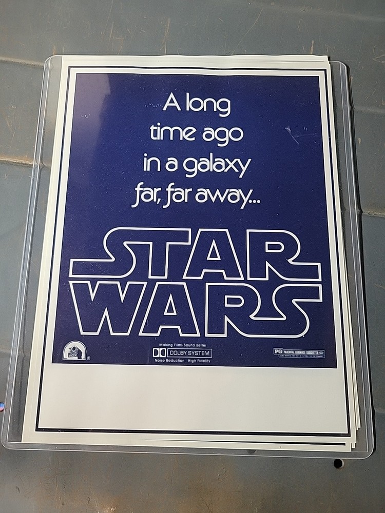 Star Wars  1977 Theatrical Teaser Handbill Flyer 7.5 x 10"