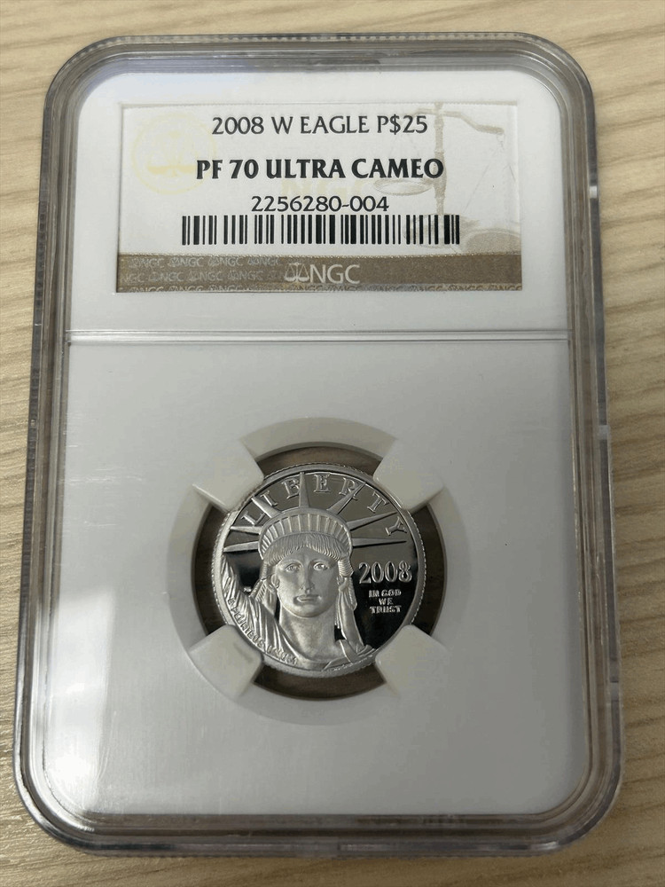 2008 $25 Proof Platinum Eagle NGC PF 70