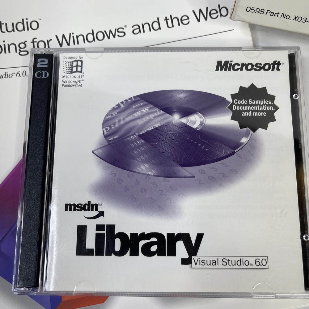 Microsoft Visual Studio 6.0 Professional Edition Upgrade W/key