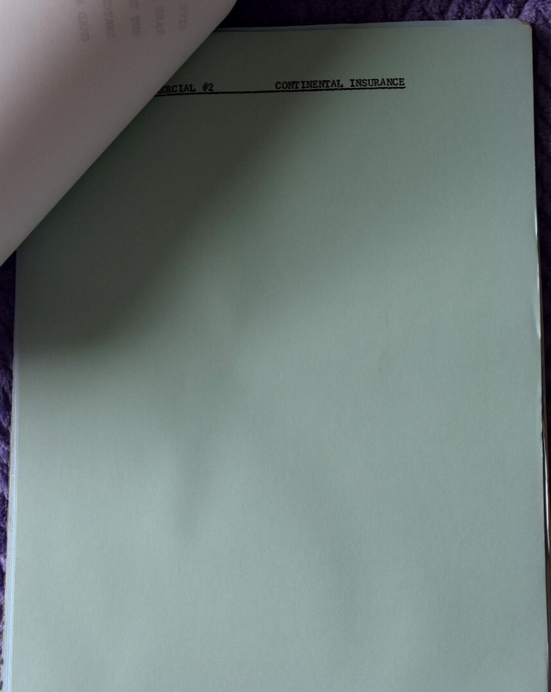 1966 " The Jackie Gleason Show " Original Screenplay Script