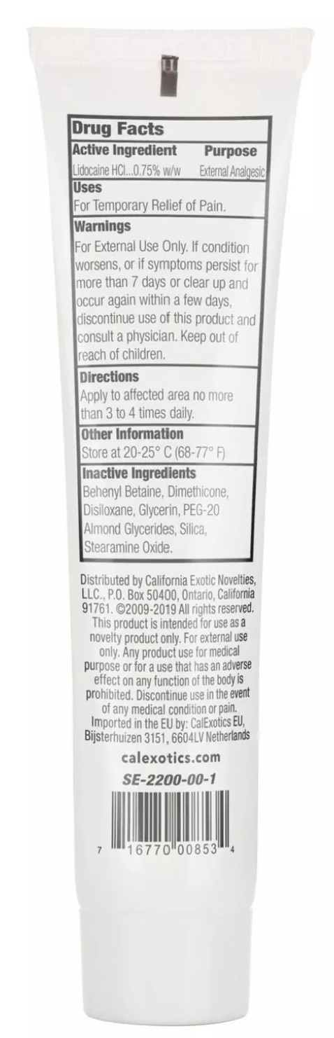 ANAL-EZE Desensitizer Cream Lubricant🍯Deep Fisting Numb Anal Glide Water Lube