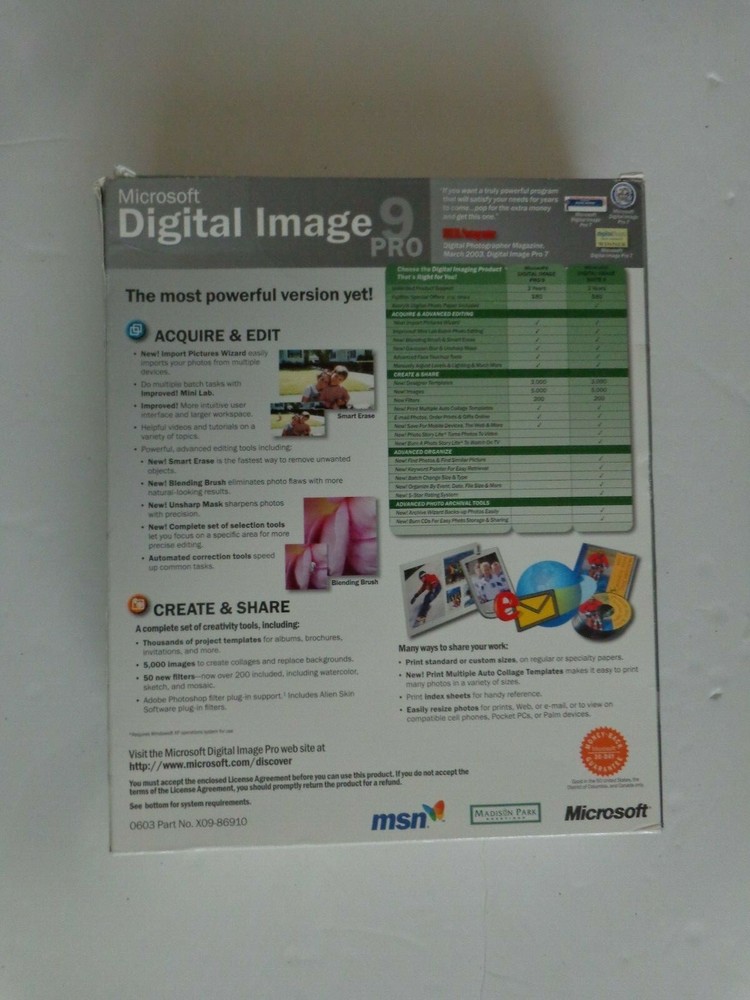 Microsoft Digital Image Pro 9.0 For Windows