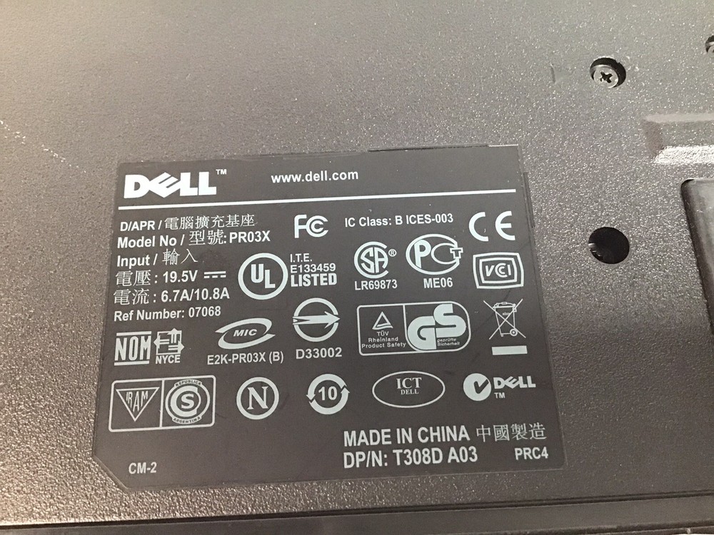 Dell PR03X E-Port Station for Latitude E6220 E6230 E6320 laptop