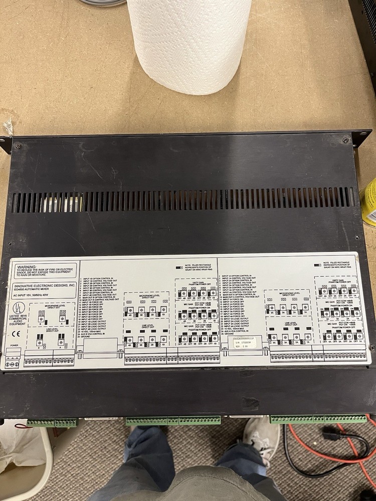 IED 4800 EQ Automatic Mixer