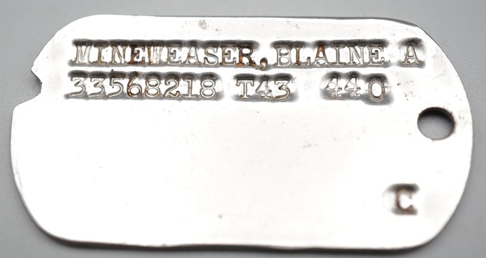 WWII 1943 Army Dog Tag T43