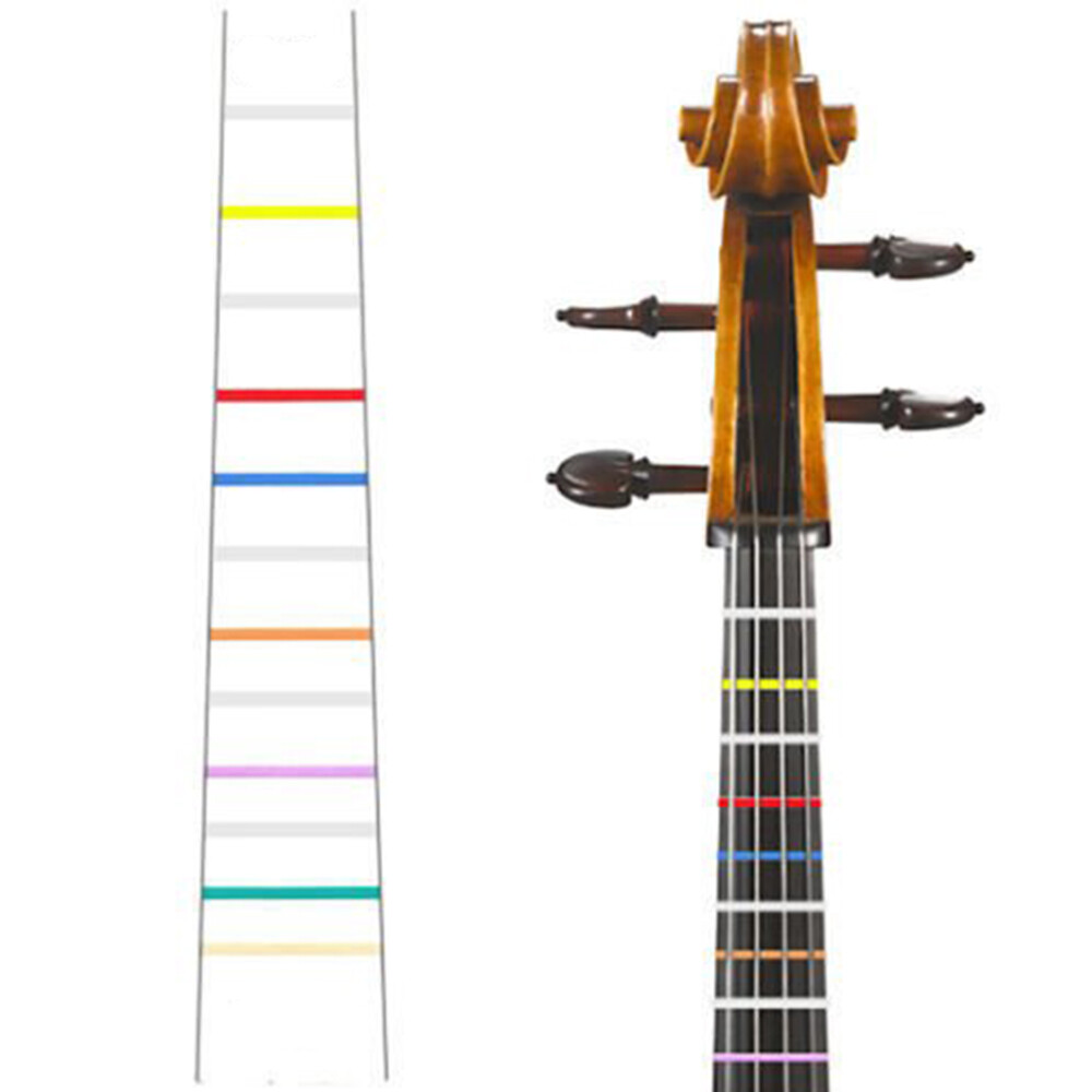 Paititi 1/2 Size Solid Wood Student Violin w Case Bow Rosin String Fingerchart
