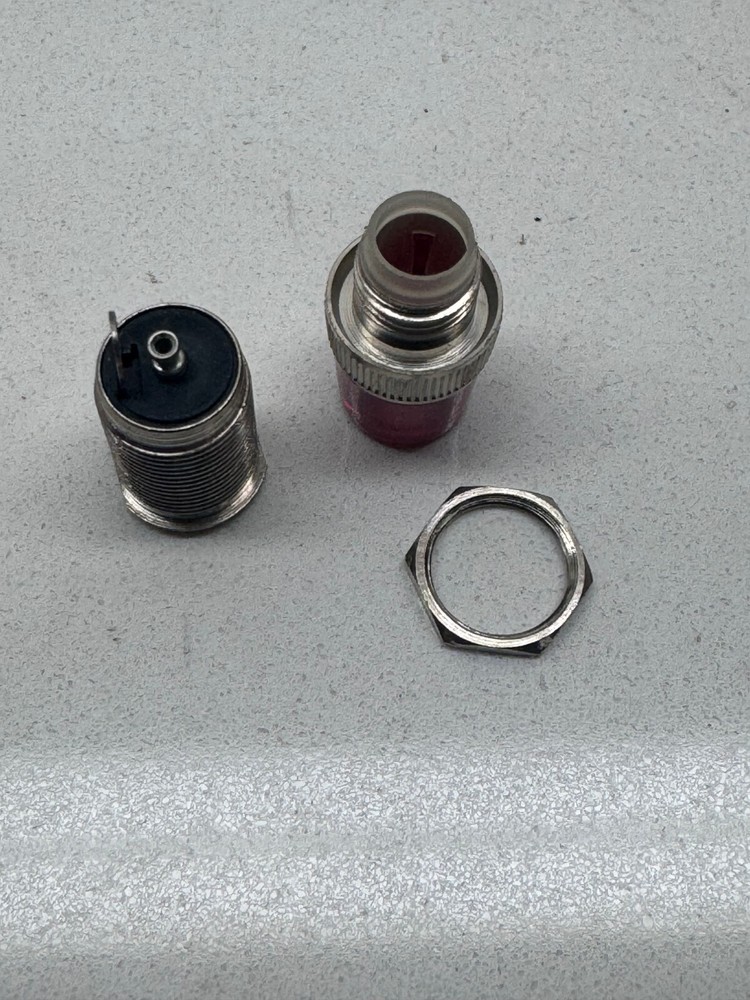 LOT OF 10 RED DIALIGHT 856SRM PANEL INDICATOR LIGHTS