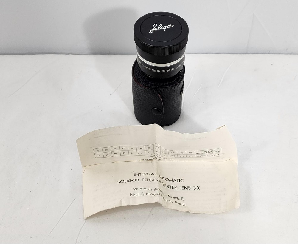 Soligor 3X Auto Tele-Converter - Complete, Japan