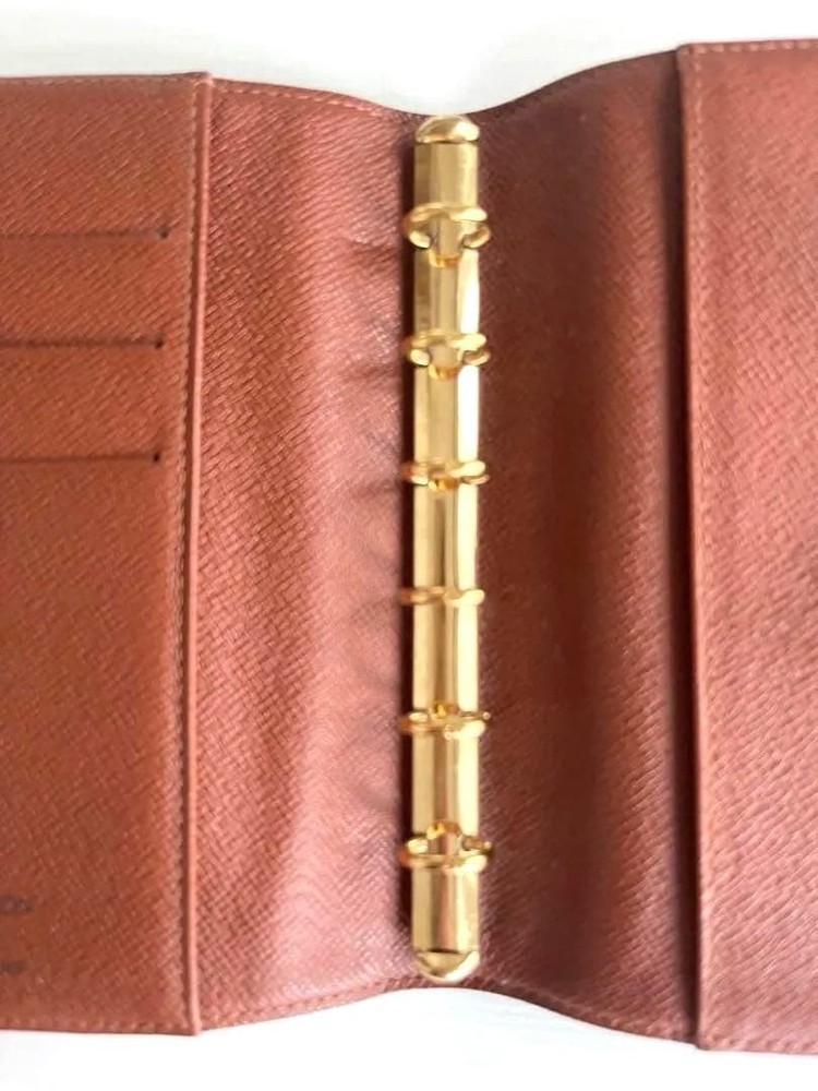 Louis Vuitton Monogram Notebook Cover Monogram Design Excellent Condition