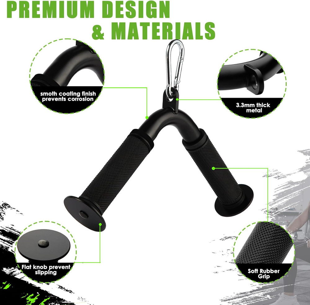 Tricep Pull down Attachment,Bigger V Bar Attachment LAT Pulldown Attachments Cab