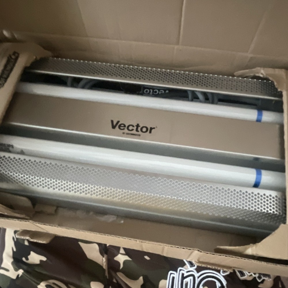 Vector Insect Zapper Lamp Silver Metal VECTOR 15 or VECTOR 30