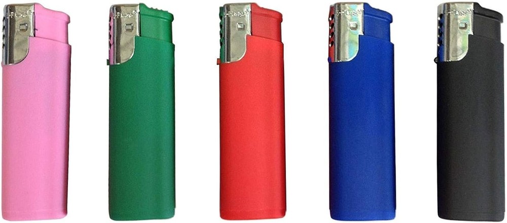 Refillable Windproof Cigarette Lighter - Assorted Colors for Stylish Convenience