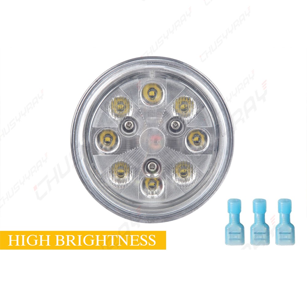 Cab Lights Headlight #AR60250 For Deere Tractor 4pcs LED Amber +White