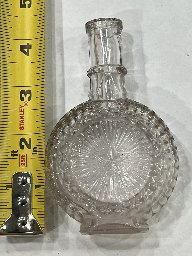 Vintage Embossed Star Perfume Bottle