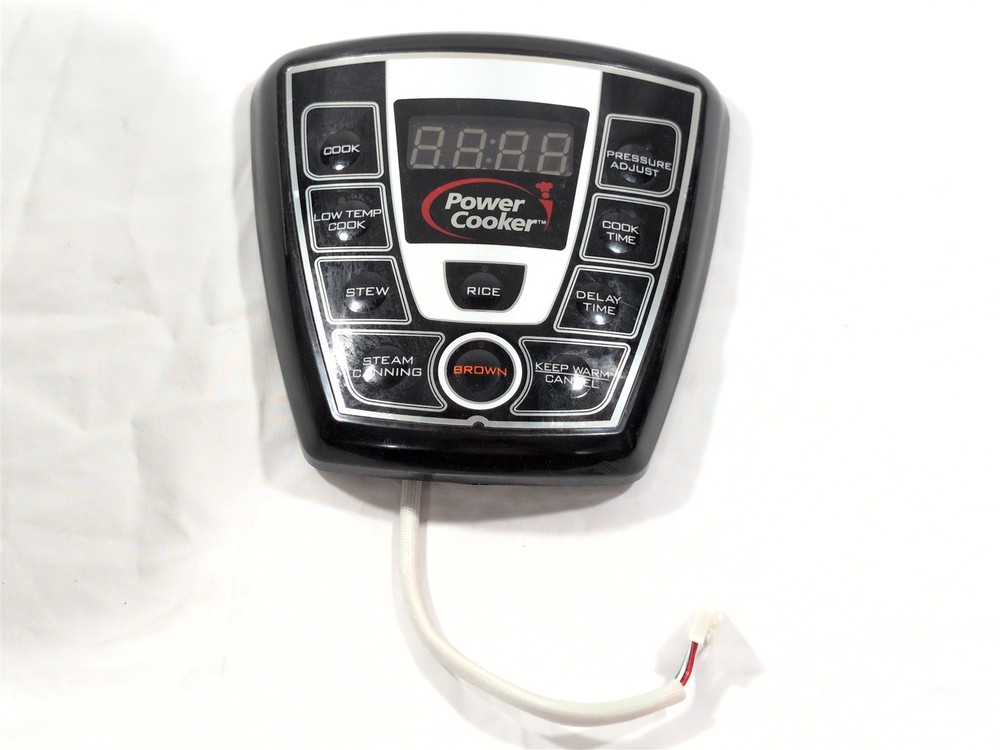 Front display for Power Cooker Model PC-WAL1 Pressure Cooker Model PC-WAL1