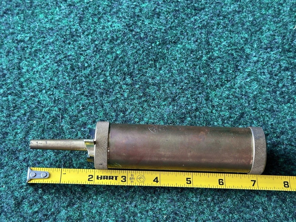 Vintage CVA Brass Black Powder Flask