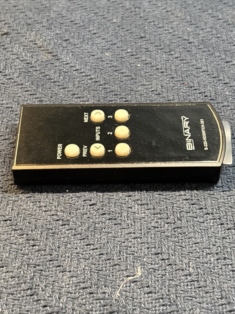 Binary HDMI Switch Remote B-220-HDSWTCH-3x1