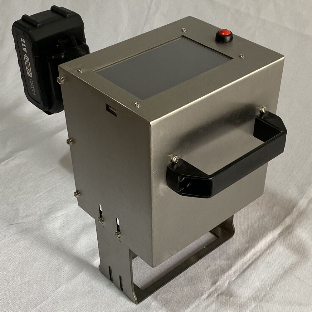 Portable Metal VIN Code Engraving Printer Touch Screen Dot Peen Marking Machine