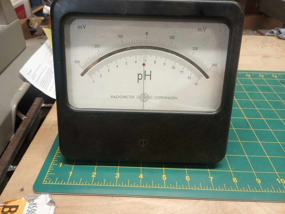Very Nice Large !! Ph Meter Copenhagen