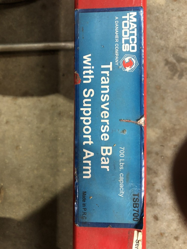 transverse support bar 700 lbs