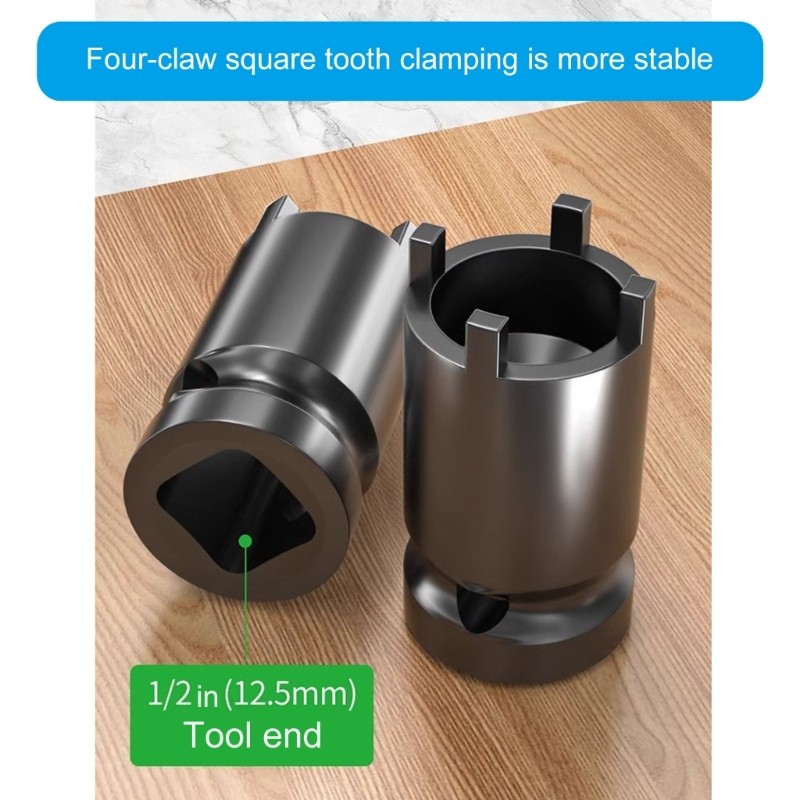 Electric Spanner for Power Angle Grinders, 4 Pronged, for 1/2" Interfaces Tool