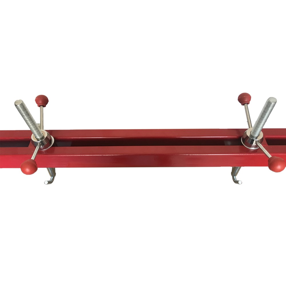 1100 Lb 59" Engine Support Bar Dual Hook Transverse Two Long Chains