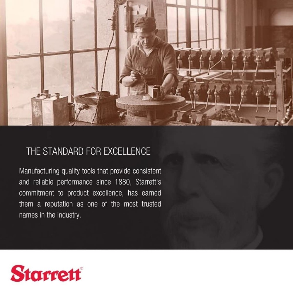 Starrett ProSite Miter Protractor Angle Finder - Two Laser Engraved Scales