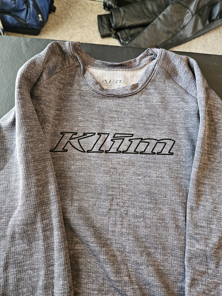 Klim 2.0 Top (XL) & Bottom (L) Base Layer Set Heather Gray