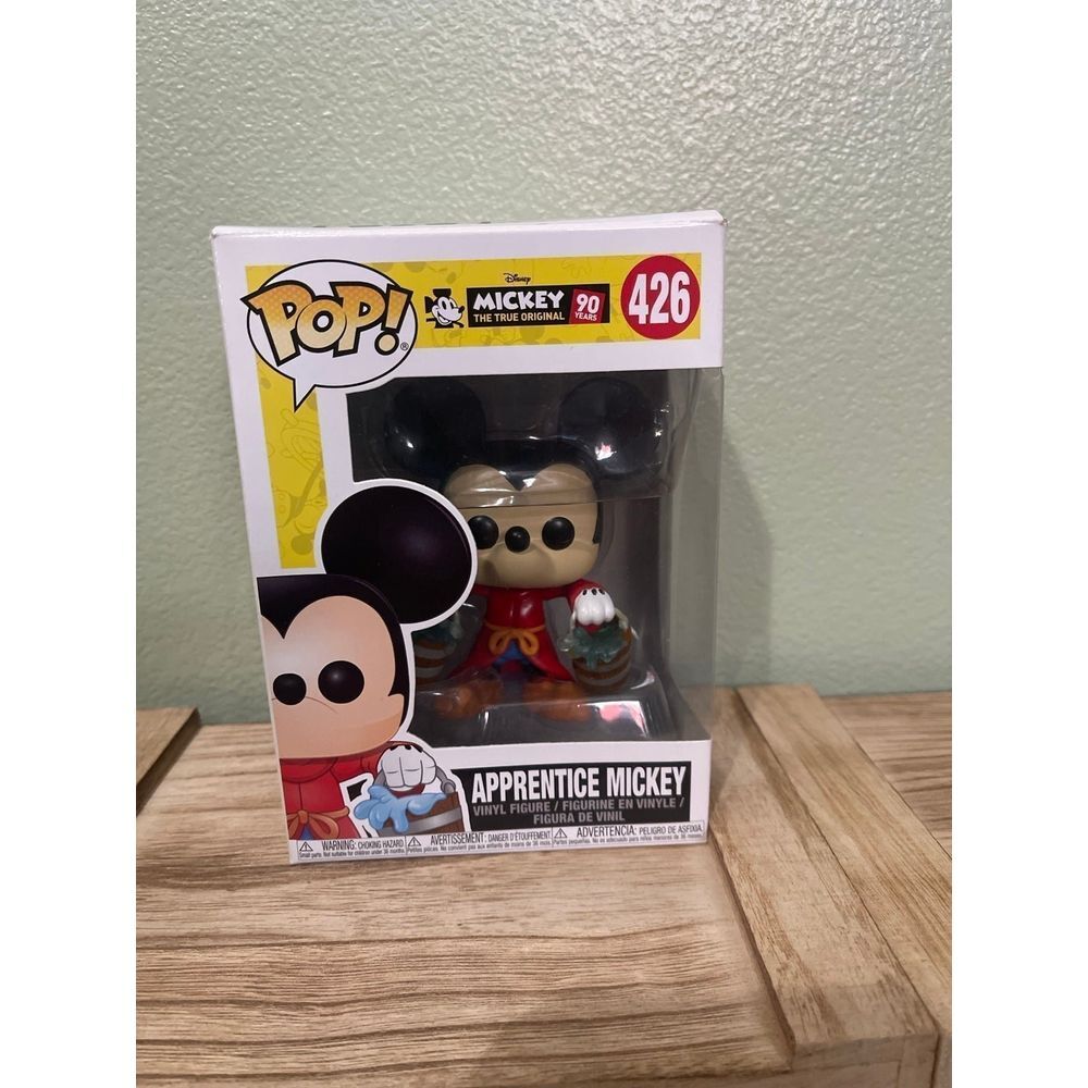 Funko POP! Disney #426 APPRENTICE MICKEY 90 Years ~ Used