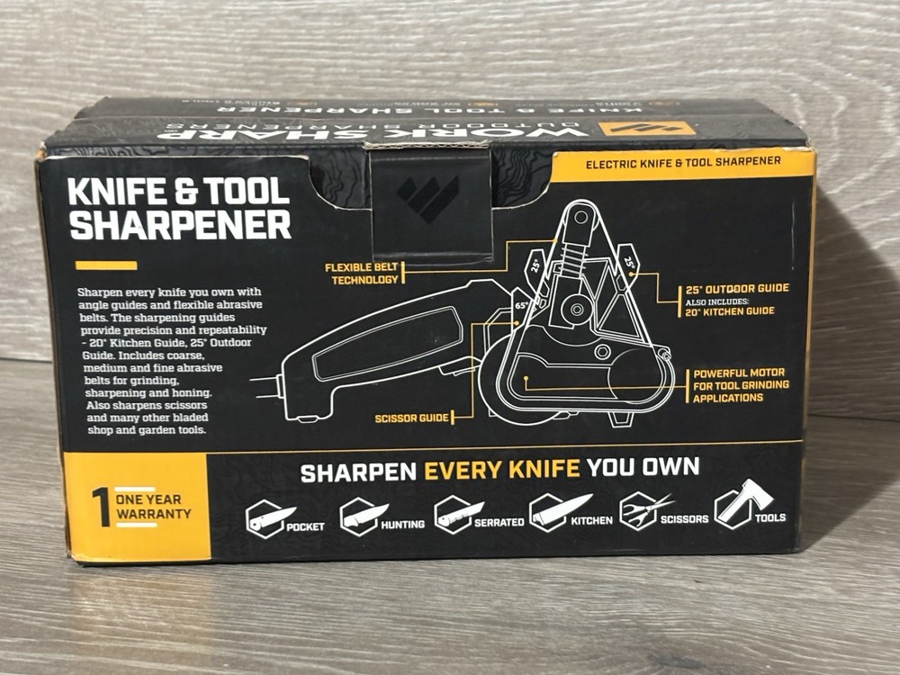 Sharpener - Work Sharp Knife & Tool Sharpener - Black (WSKTS)
