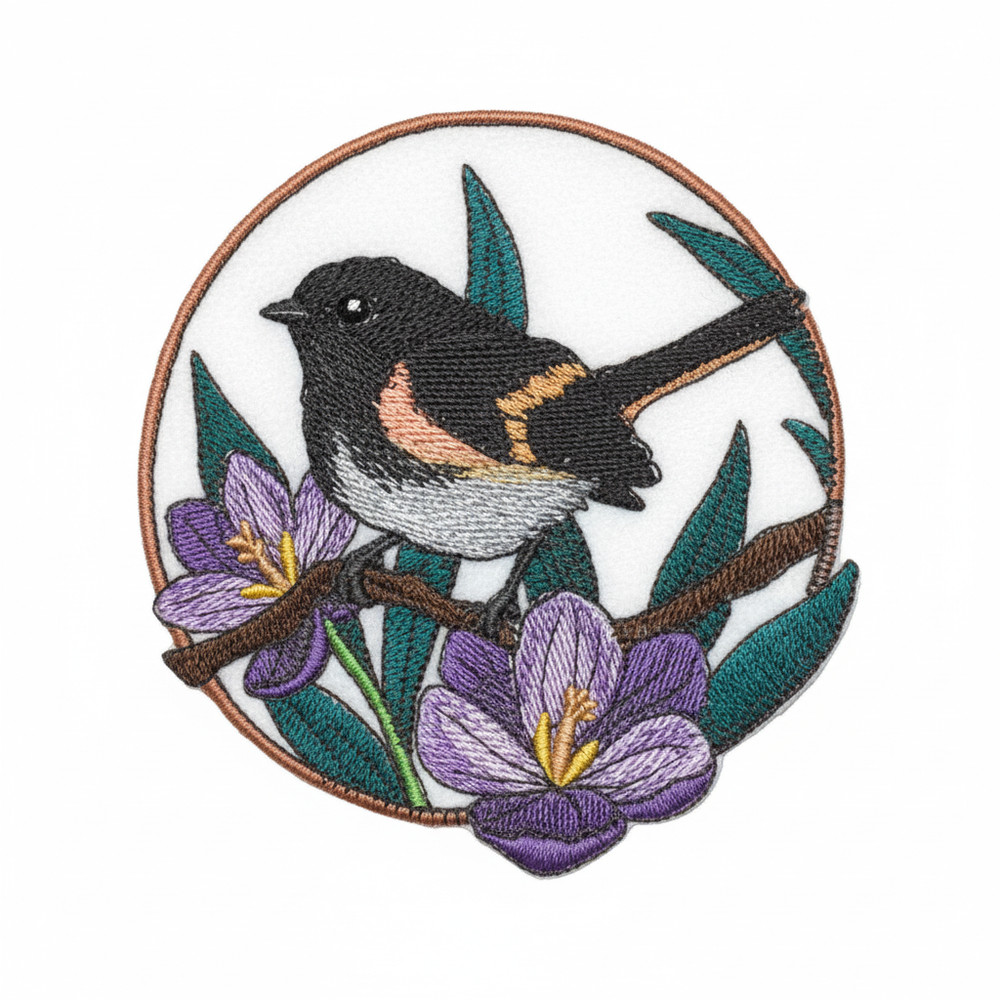 American Redstart Embroidered Patch