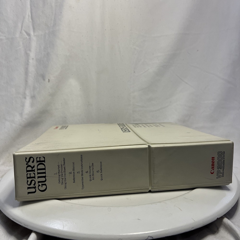 Vintage Canon VP3000 Computer Manual