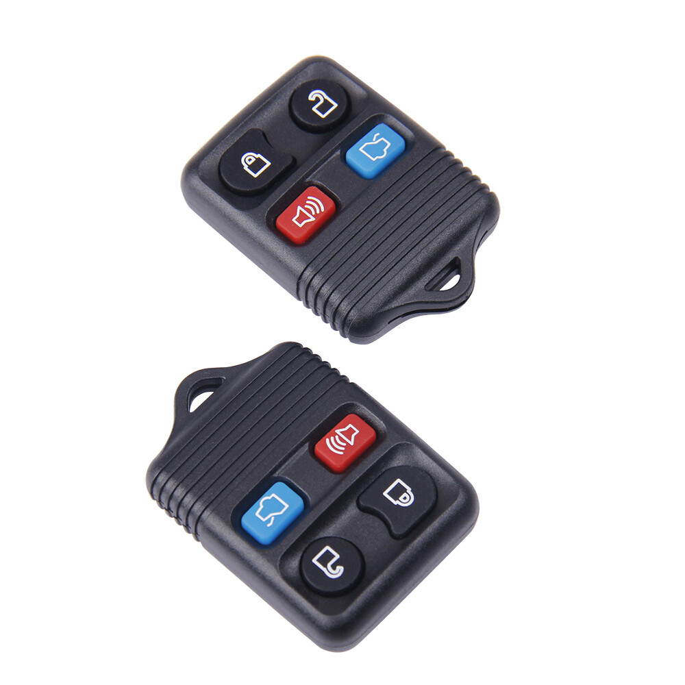 2Pcs Key Fob 4 Button Keyless Entry Remote Control for Ford Explorer 2000-2013