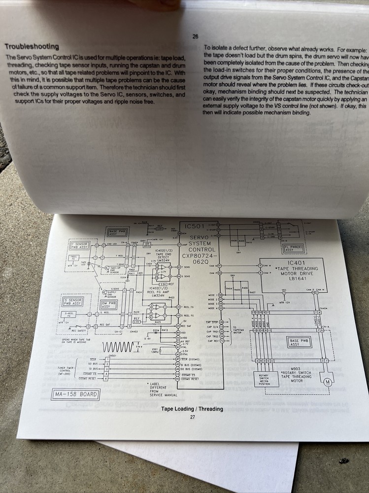 Vintage Sony Training Manuals: VHS-03 Lab