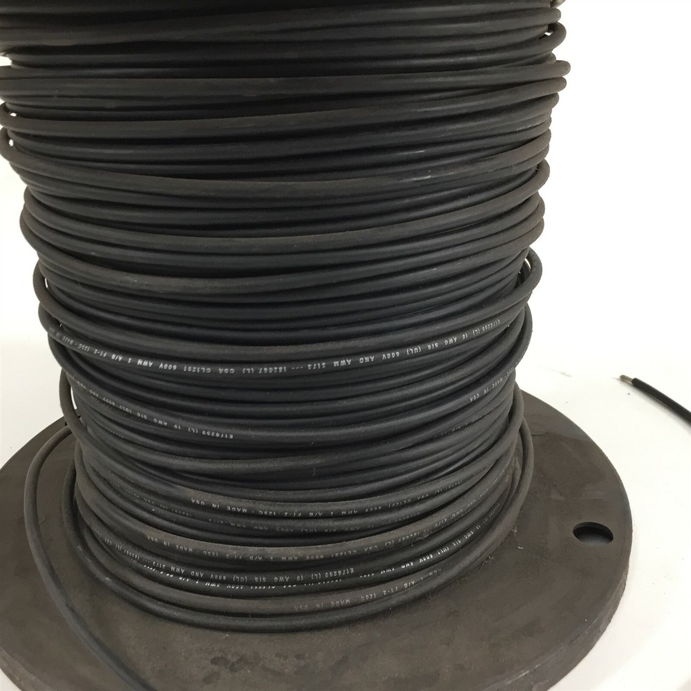 600' Process Wire 10AWG E178259 AWM Type 3173 600' Black