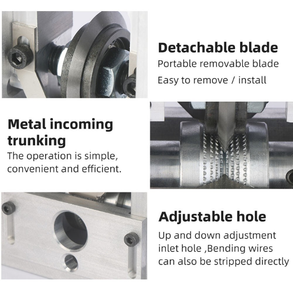 Electric Semi-automatic Wire Stripping Machine Manual Cable Stripper 110V