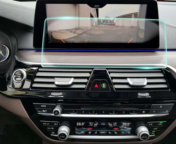 Crystal Clear Screen Protector for 2018 BMW 640GT Vehicle Navigation