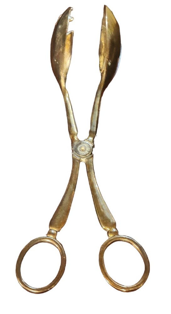 Vintage Silver Plate Salad Tongs Salad Server