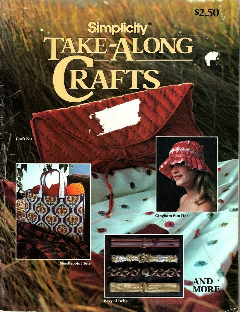 Simplicity Take Along Crafts Smocking, Quilting, Crochet, Needlepoint Patterns