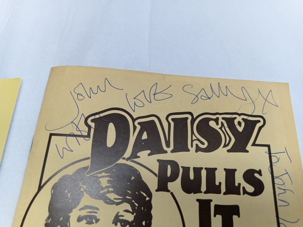 Theatre Programme Daisy Pulls It Off Signed Sally Cookson Imogen Bain + Others