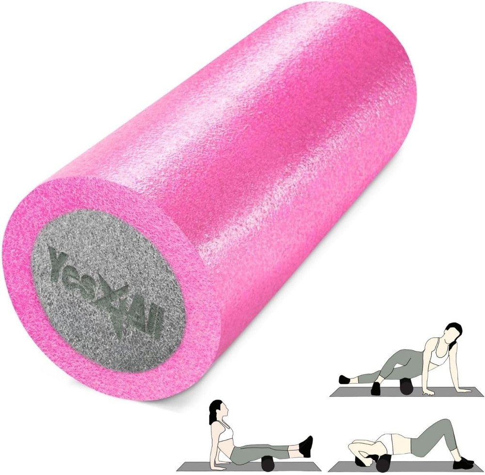 High-Density EPP round Back Roller Foam, Exercise Foam Roller for Yoga, Pilates
