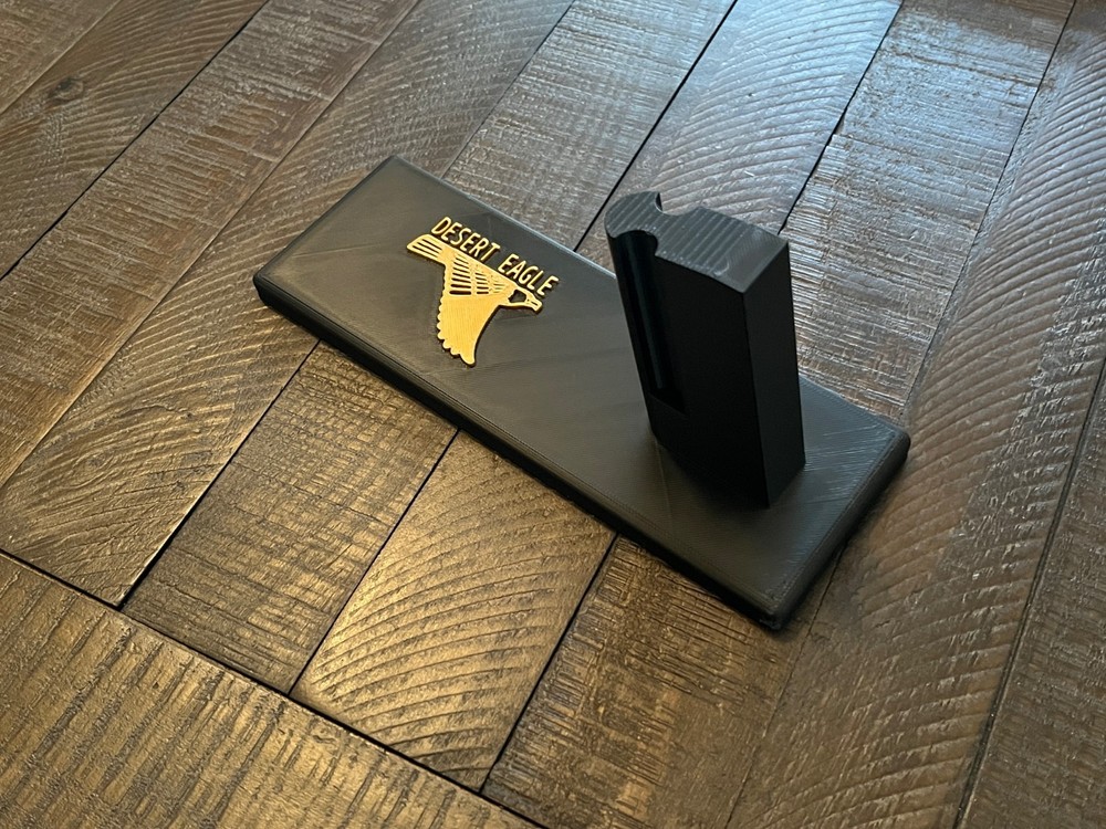 Desert Eagle 50 AE Design Display Black Gold Stand Safe Organization Stand