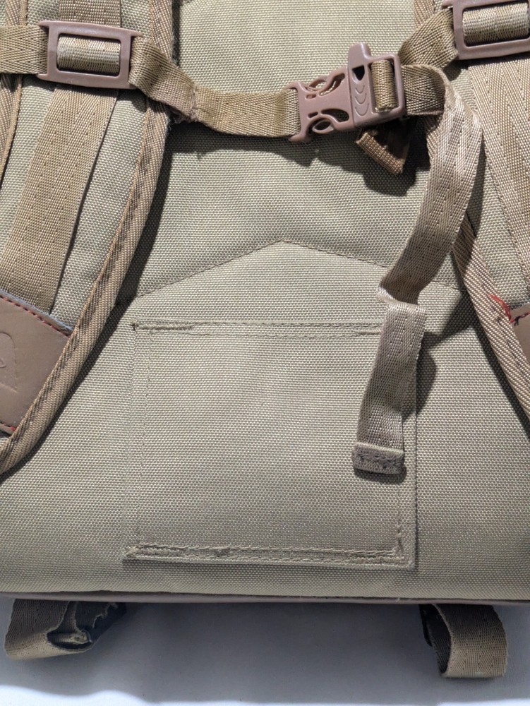 Poler Outdoor Stuff Camp Vibes Excursion Pack & Camera Insert Set In Khaki EUC