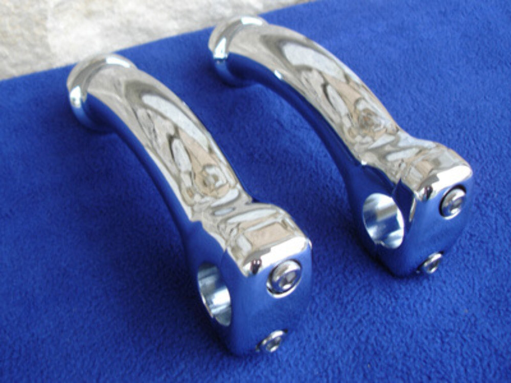 DEUCE STYLE PULLBACK RISERS FOR HARLEY HANDLEBARS REPLACES OE # 56033-00